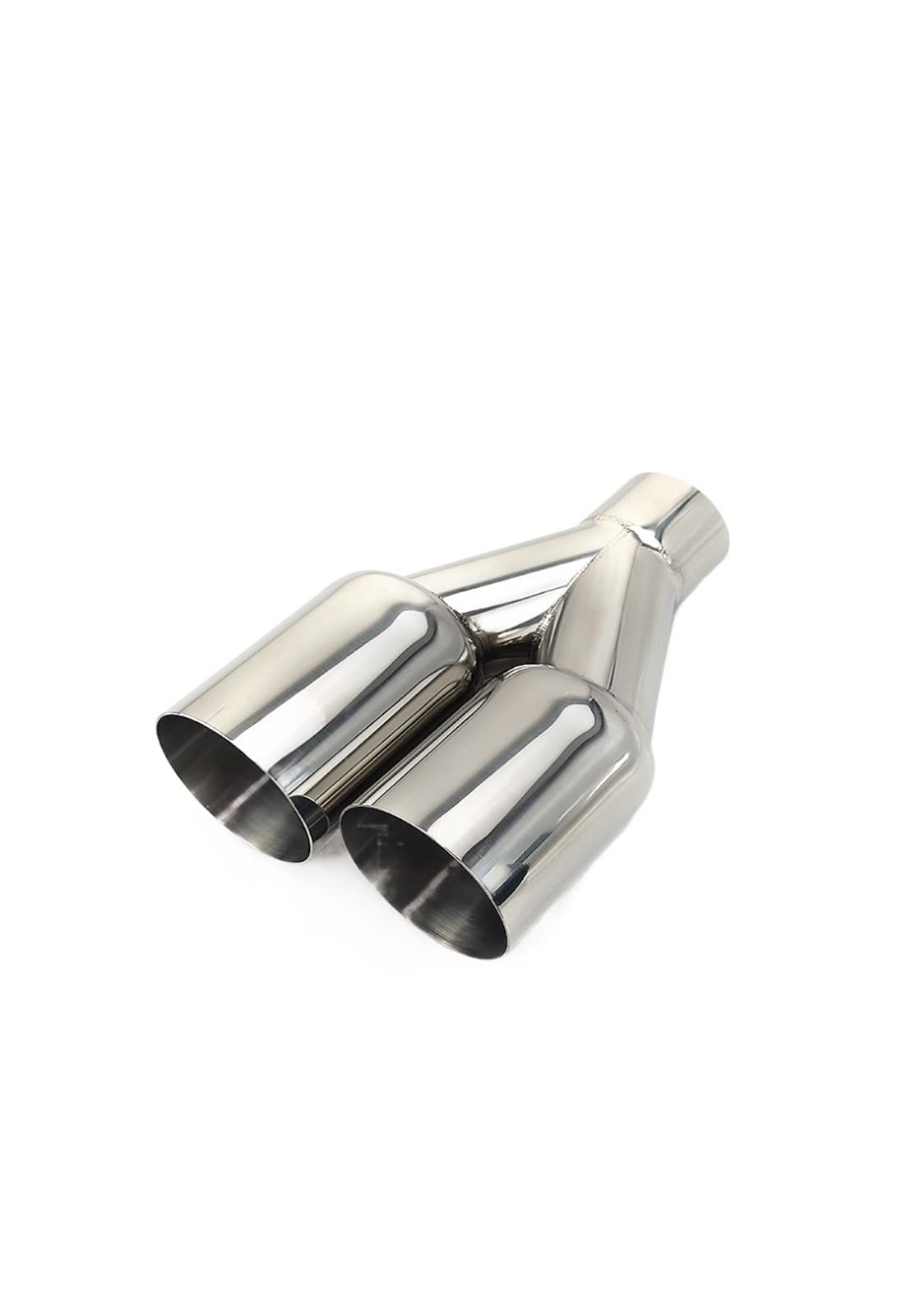 63mm Universal Square Chrome Car Rear Exhaust Pipe Nozzle Muffler Tip - View #2