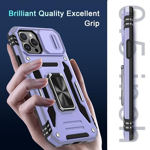 Coque iPhone 13 Pro Max antichoc violette : protégez vos objectifs des chutes et rayures - 7