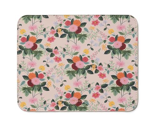 Tapis de souris dahlia RIFLE PAPER CO pour éviter les glissements et fluidifier vos mouvements