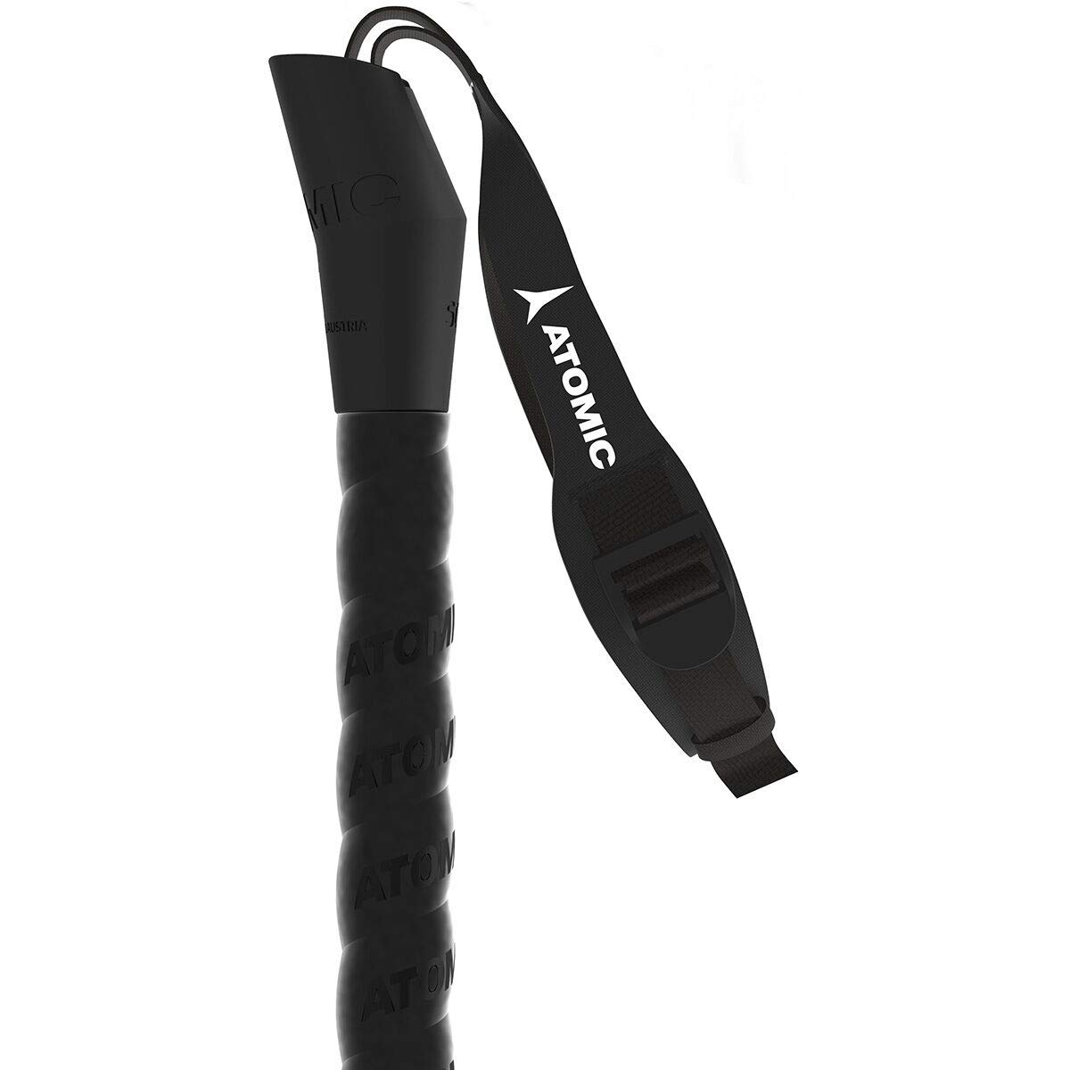 Atomic BCT Freeride SQS Bastone, Adulti Unisex, all Black, 115 cm