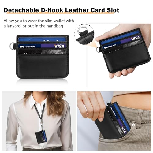 TOPEAST Nylon Crossbody Bags for Women with Leather Card Holder - Mini Cross Body Purse with Adjustable Strap for Traveling3