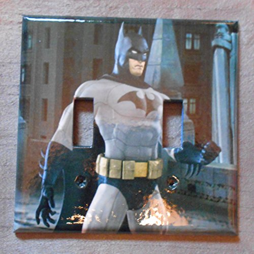 Amazon.com: BATMAN DC COMICS- DOUBLE Light Switch Plate/Cover : Tools ...