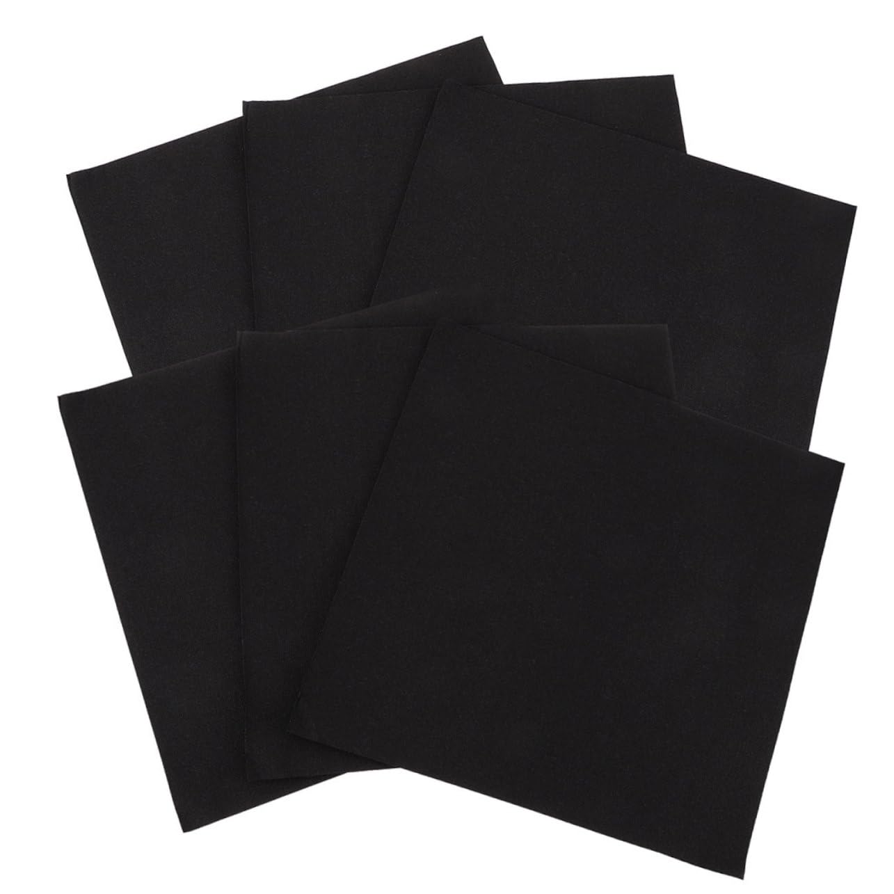 Alipis Lot de 100 Serviettes de Table en Papier Noir, Épaisses et Douces Peau, Résistantes aux Fuites, pour Banquets et Fêtes