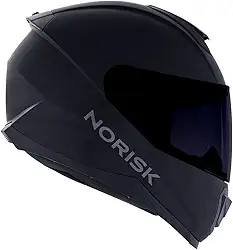 CAPACETE NORISK RAZOR MONOCOLOR PRETO FOSCO 58/M