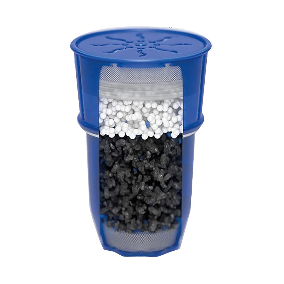 Gebruikte Waterfilterpatroon En Een Glas Roestbruine Kleurstof Op Houten Tafel De Keuken Plastic Set Met Drie Filterpatronen Image279592734