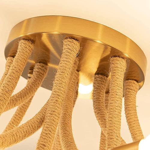 Lumière chanp corde pour illuminer une maison style rustique boho - 4