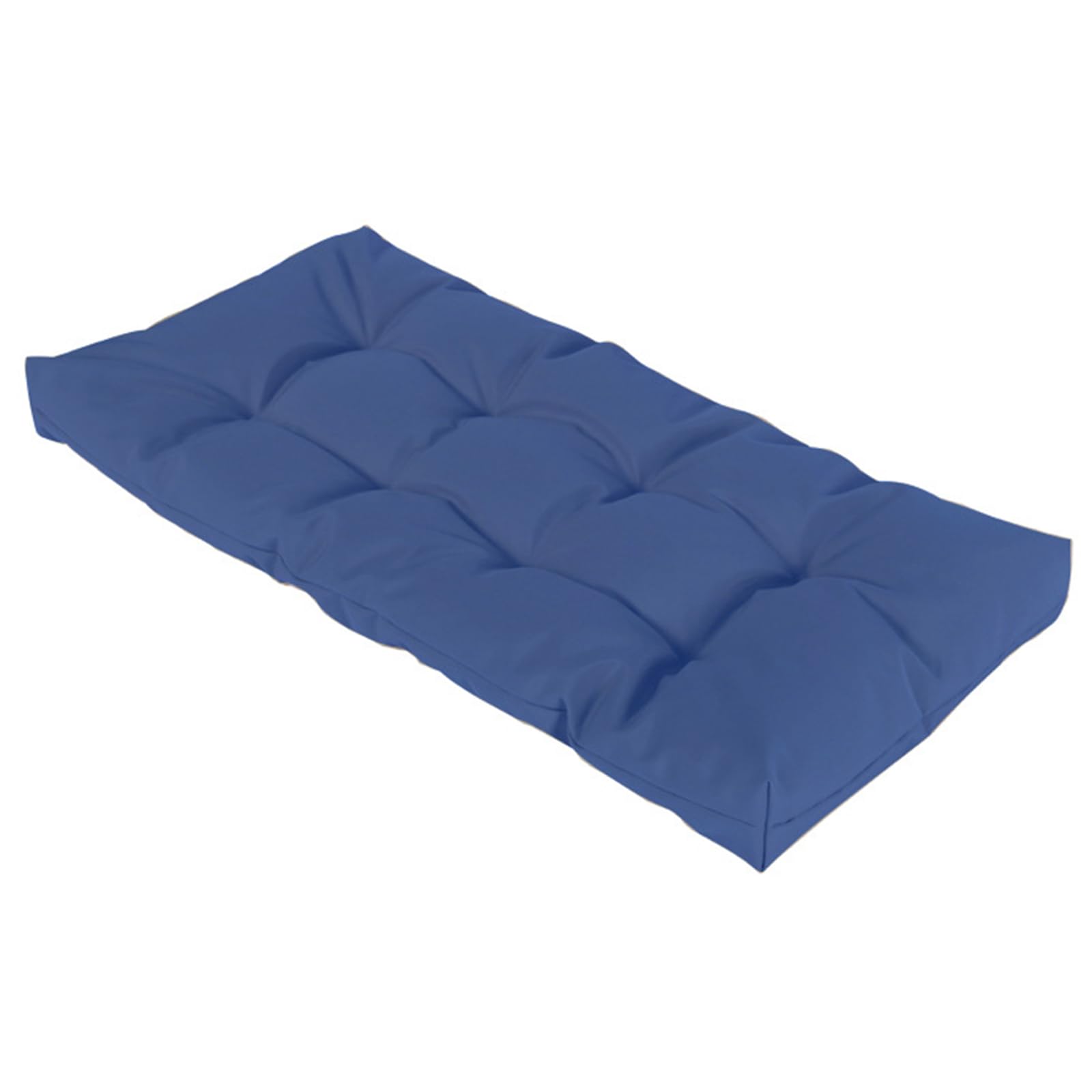 Cojín de 8 Cm De Grosor para Banco de Jardín Cojín para Banco de Exterior Zapatero Interno Impermeabile Cojín Antideslizante para Banco Cojín Tapizado para Asiento Denim Blue 180x50x8cm