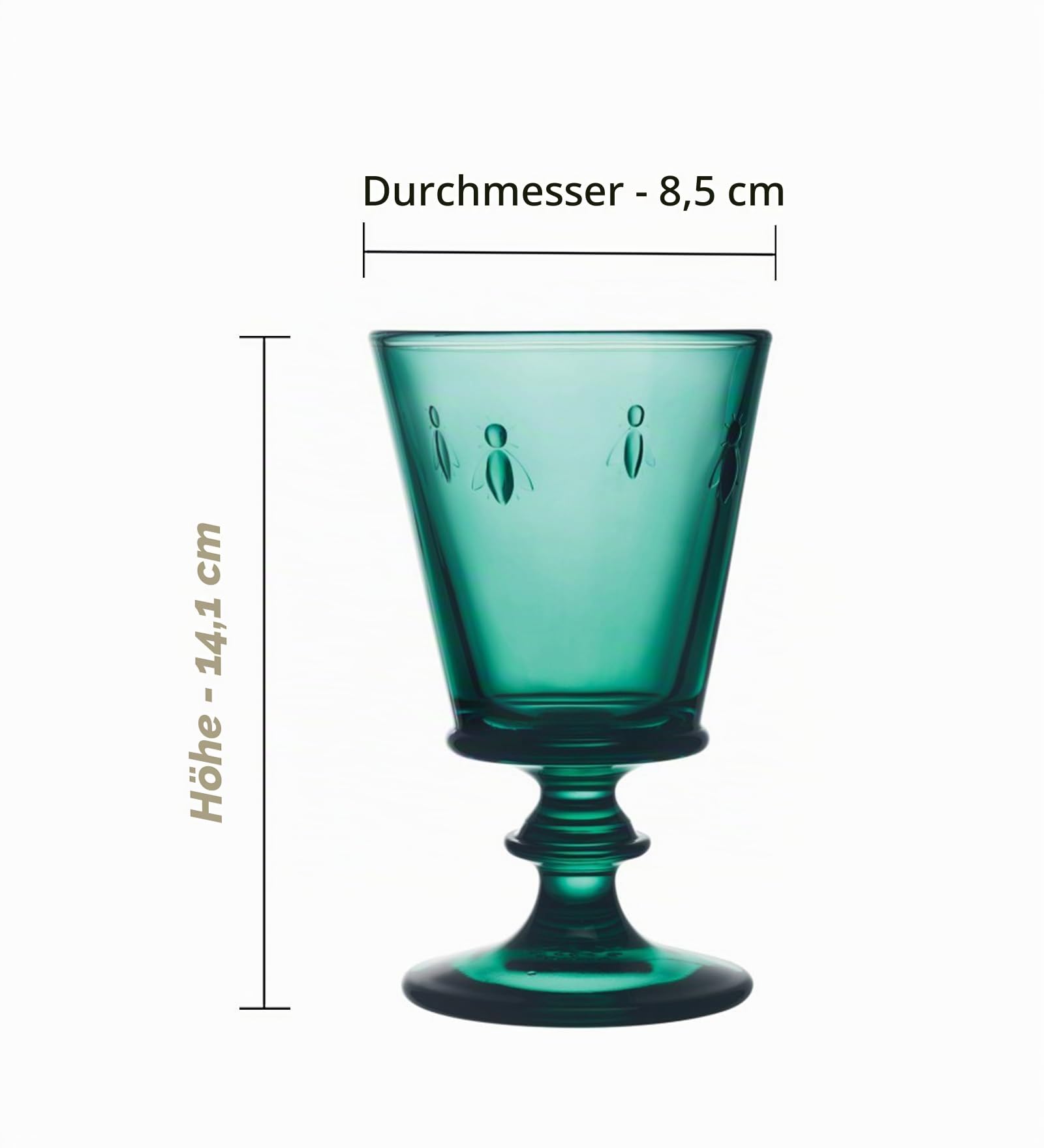 La Rochère Weingläser Abeille Biene 240ml - 4er Set