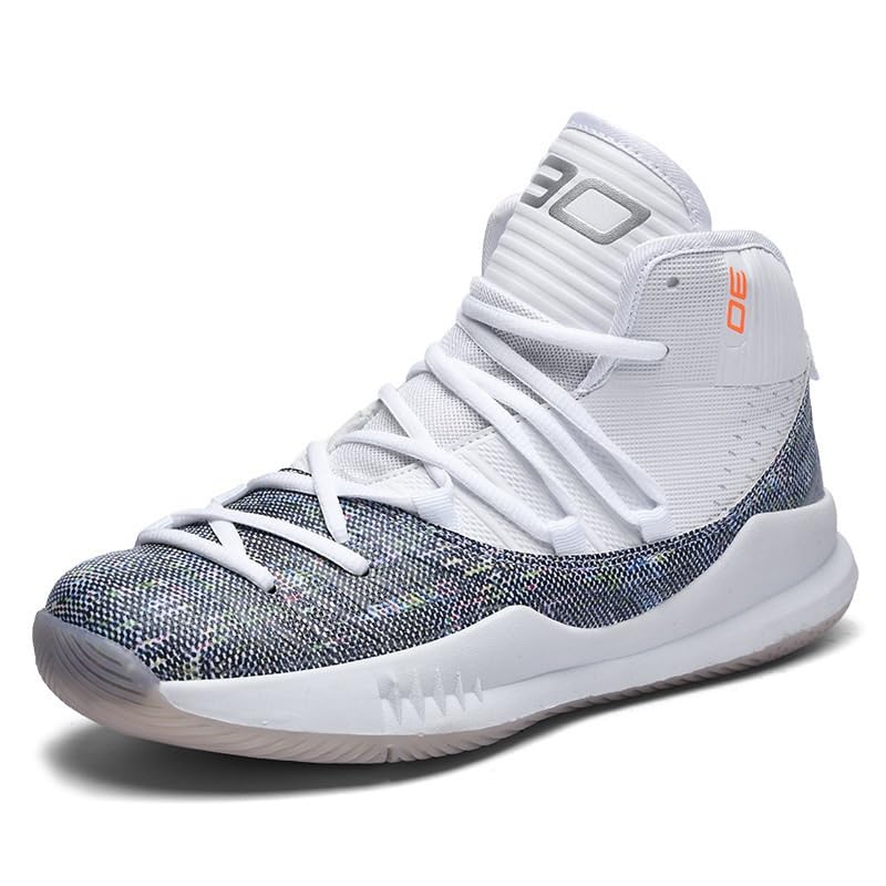 Zapatillas de baloncesto de caña alta para jugar en exterior y caminar cómodo