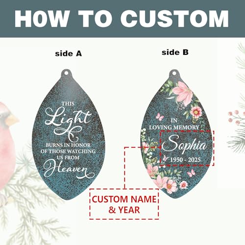 Image of ASTARIN Wind Chimes for Loss of Loved One, Personalized Sympathy Wind Chime for Women, Windchimes Outdoors Deep Tones, Remembrance /Sympathy Gifts Loss of Mother(Produced in Texas)