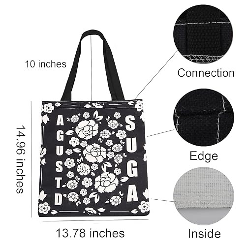K-POP Music Travel Shopping Bag Kpop Song Lover Reuseble Bag South Korea Star Fans Gift (A-S) - Image 2