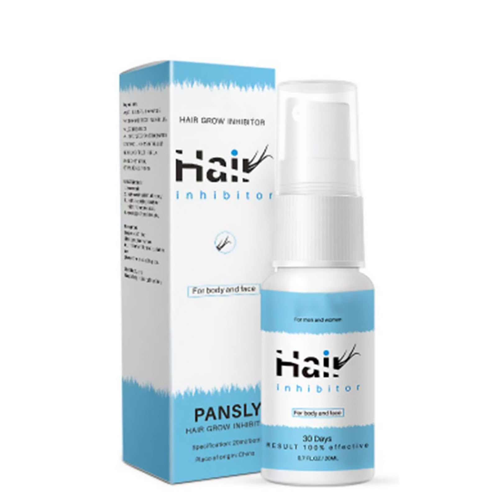 Hair Growth Inhibitor, Hair Removal Spray Reducing And Inhibiting Hair Growth, Legs, Underarms,Lips 100% Natural Non-Irritating