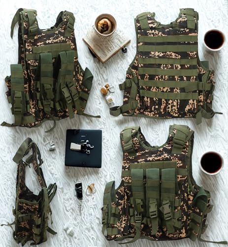 Image of Azad tactical vest for ary with stuff oragnizer and poches