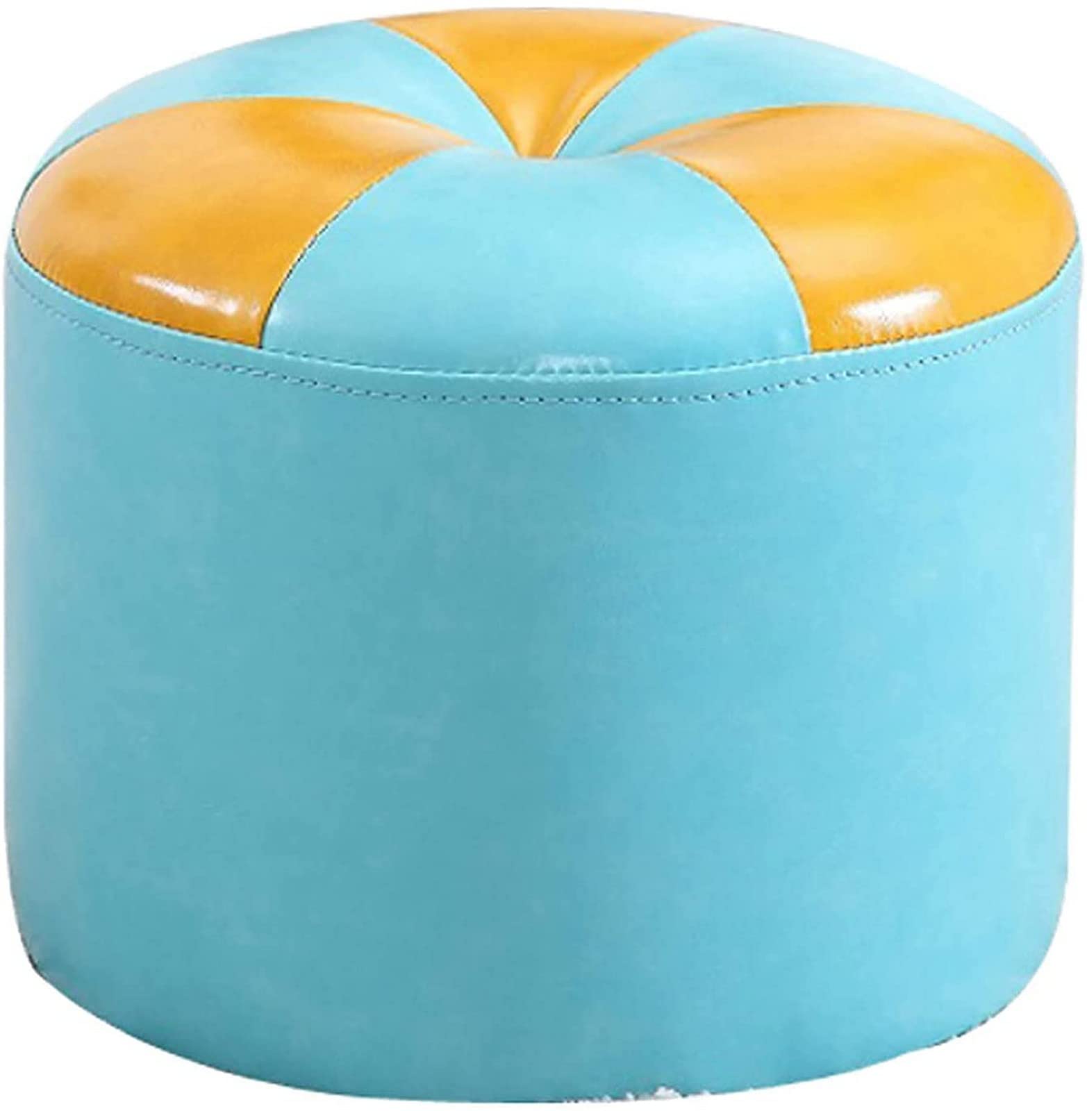 Repose-pieds ottoman bleu clair : créez un coin détente chaleureux avec ce coussin de sol
