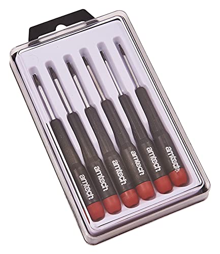 Price comparison product image Amtech L0530 6pc Precision Torx Screwdriver Set,  T5,  T6,  T7,  T8