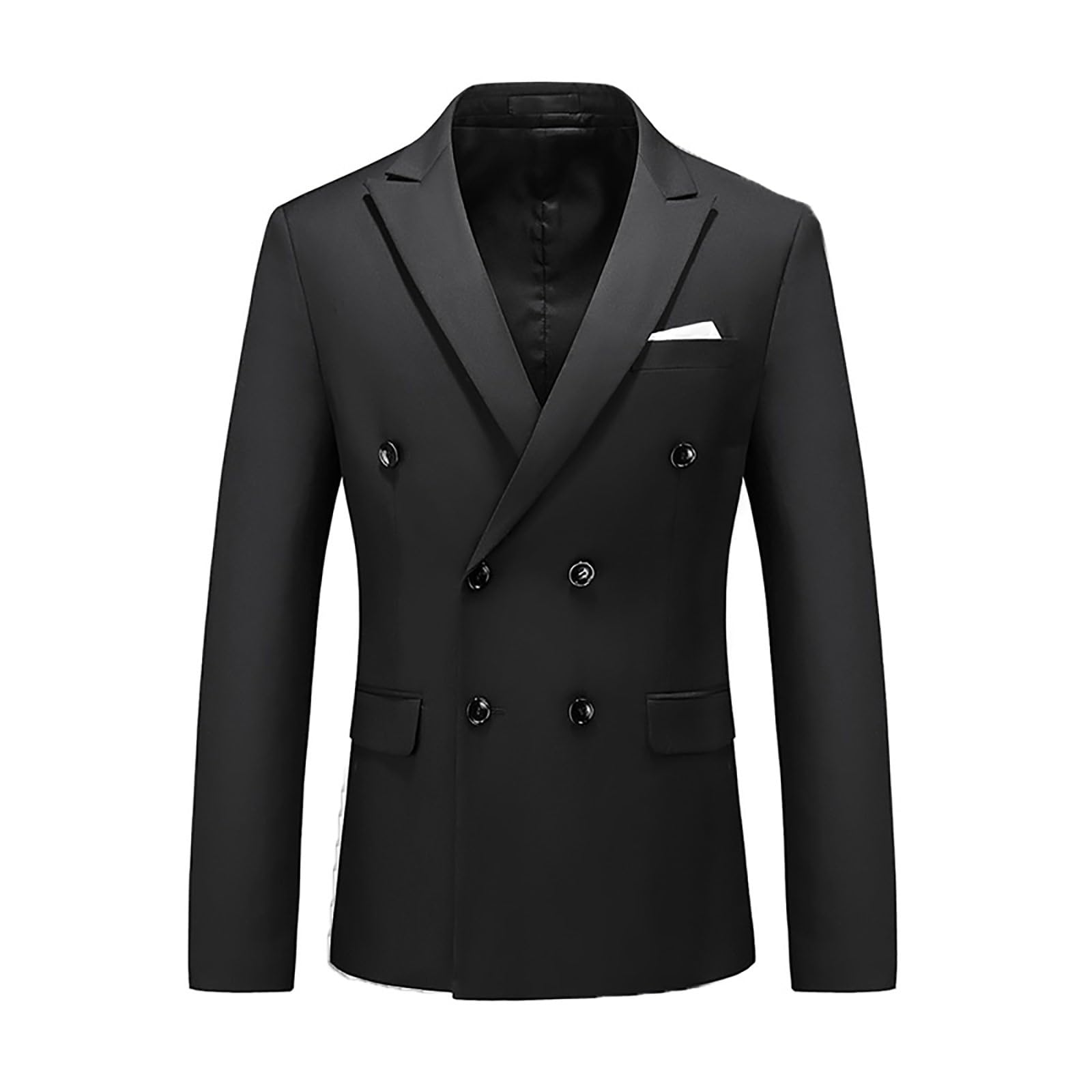 2025 Hommes Robe Slim Fit 2 Pièces Double Poitrine Business Mariage Bal Smoking Robes Veste Pantalon, Pour Événements, En Velours, Vêtements Coton Modernes Confortables, Complet de Cérémonie