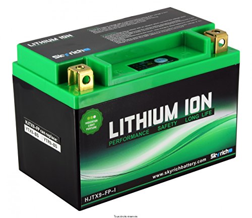 Skyrich - Batteria moto Litio YTX5L-BS 12V 2Ah HJTX5