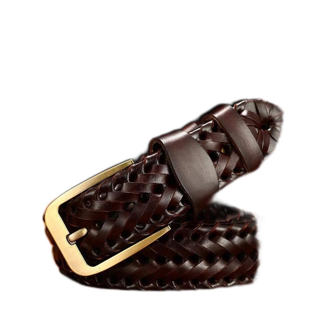 Cinturón Casual de Moda, Cinturón for hombre, cinturón elástico, cinturones de trabajo for hombres, cinturones trenzados for hombres, cinturón de diseño con hebilla de pin de lujo, cintura tejida a ma