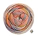 Produktbild Lana Grossa Gomitolo Molto - 200g Kammgarn Bobble Wolle mit Farbverlauf und Herz Terracotta-Altrosa-Taubenblau-Lila-Curry-Natur