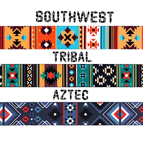MUROM Southwest Dog Collar Tribal Pattern Adjustable Puppy Pet Collars for Small Medium Large Dogs Aztec Print (Tribal - Image 3
