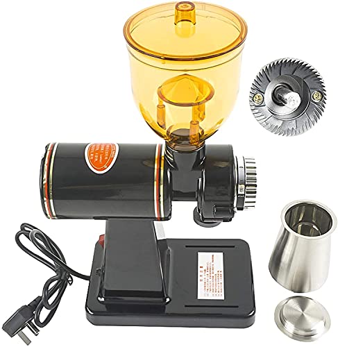SXLCKJ Präzisions-einstellbare elektrische Kaffeemühle Professionelle Grat-Kaffeebohnen-Pulver-Mahlmaschine (Crusher) – Bild 3