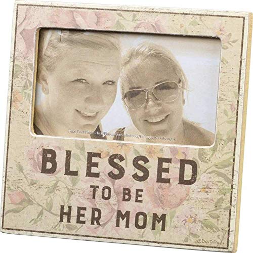 Primitives-by-Kathy-Blessed-to-Be-Her-Mom-Plaque-Frame Primitives by Kathy Blessed to Be Her Mom Plaque Frame