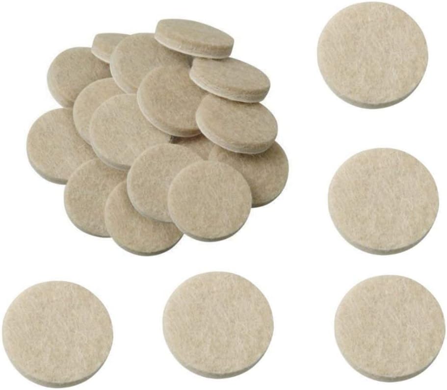 100 Pack SelfStick Furniture Round Felt Pads, 3/4 Inch Anti Scratch