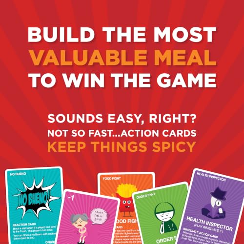 Image of Taco vs Burrito Travel Case - The Wildly Popular Surprisingly Strategic Card Game Created by a 7 Year Old - 5 Ways to Play - Fun Family Games for Kids and Adults, Game Night, Travel Games