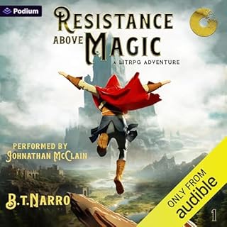 Page de couverture de Resistance Above Magic: A LitRPG Adventure