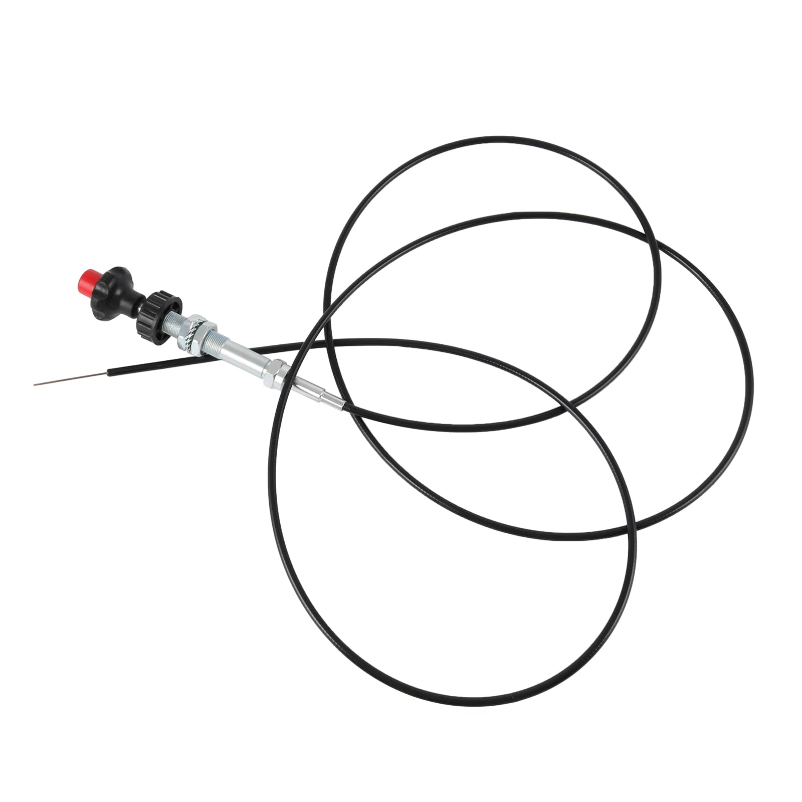 55204 Cables de control con perilla negra, longitud ajustable de 10 pies