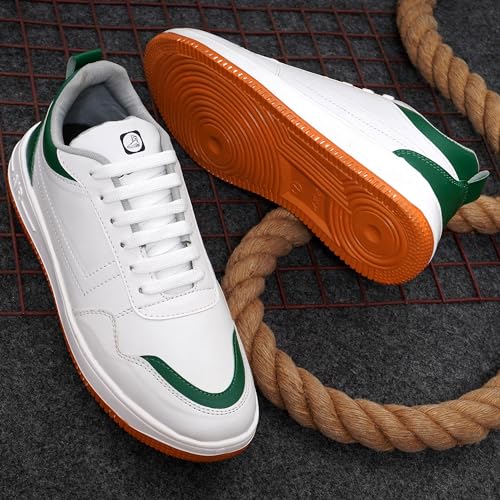 Image of BADLAV Mens Badlav Causal Sneakers for Men|Comfortable Canvas Shoes Boys(b-006 White) Men's Sneakers