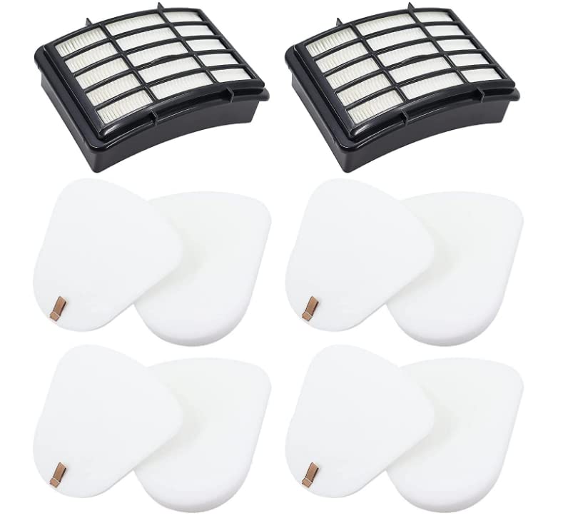 4 Foam + 4 Felt + 2 HEPA Filters