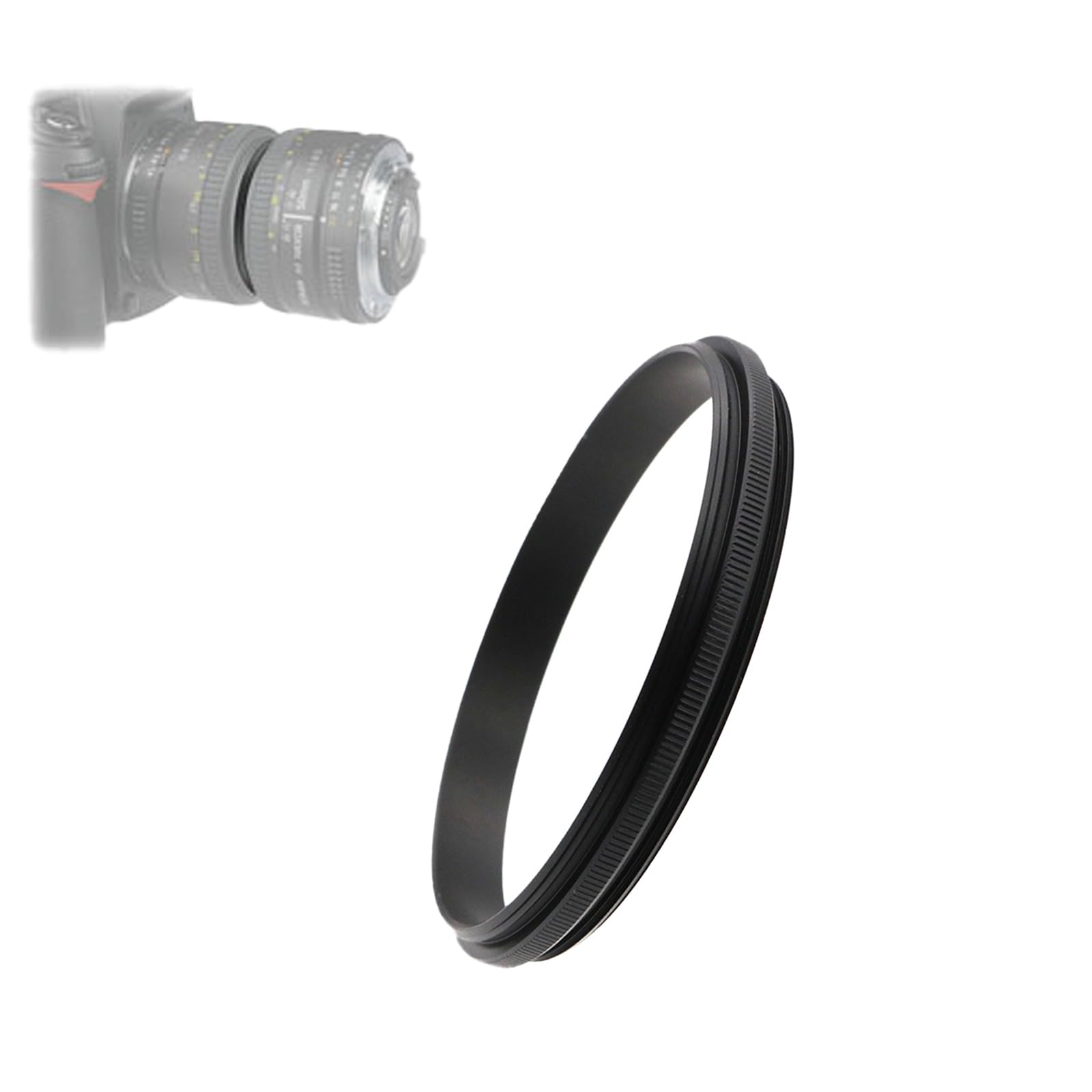 Aluminum Male to Male Lens Adapter Ring for Macro Photography 58-52mm, 58-58mm, 58-62mm, 58-67mm, 58-72mm, 58-77mm, 58-82mm (58-58mm)-image-27
