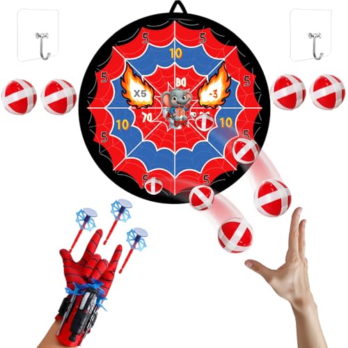 FJQZDBDSA Spiders Web Shooter ?Spider Toys for Boys 4-6?Boys 6-8 Years Old?Wrist Toys, Birthday Party Presents
