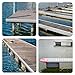Nalwort Dock Bumpers 16 Feet and 24 Feet, Full Protection Dock Fender for Straight Edge and Side, Boat Dock Bumpers for Edging, Includes Mounting Screws, Black Gray Blue Brown Green Orange Yellow