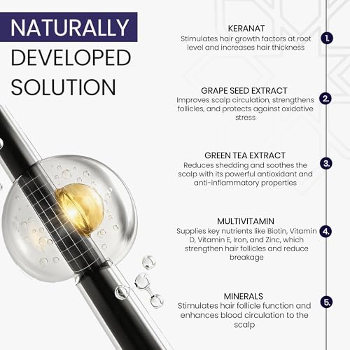 Image of Nutri Supplement for Hair Growth, Nutraceutical for Hair Fall, For Stronger Hair, With Green Tea & Grape Seed Extracts, Multivitamins, Science-backed, Dermatologist-tested, 30 Tablets