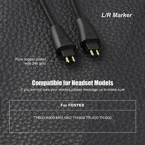 okcsc Replacement Upgrade Headphone Cable with FOSTEX Balanced Headphones Audio Cable - Image 4