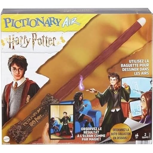 Mattel Games Pictionary Air Harry Potter, Versión: Francés, HDC61 | Ya disponible en tu tienda friki favorita! En mundofriki.es!