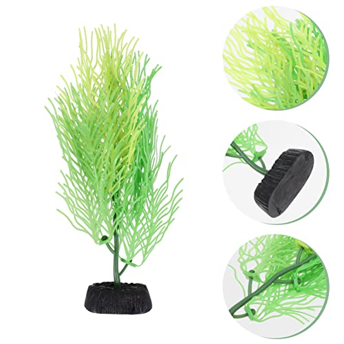 Ultechnovo Artificial Aquarium Plants Plastic, Fake Plants For Aquarium Fish Tank, Realistic Plant #TOP3