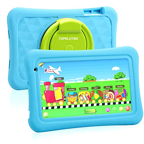 Kids Tablet, Android Toddler Tablet for Kids, 7 inch Android 10 Children’s Tablet for Toddlers with WiFi Camera 2GB + 32GB Parent Control Google Play Store YouTube Netflix Shock Proof Case