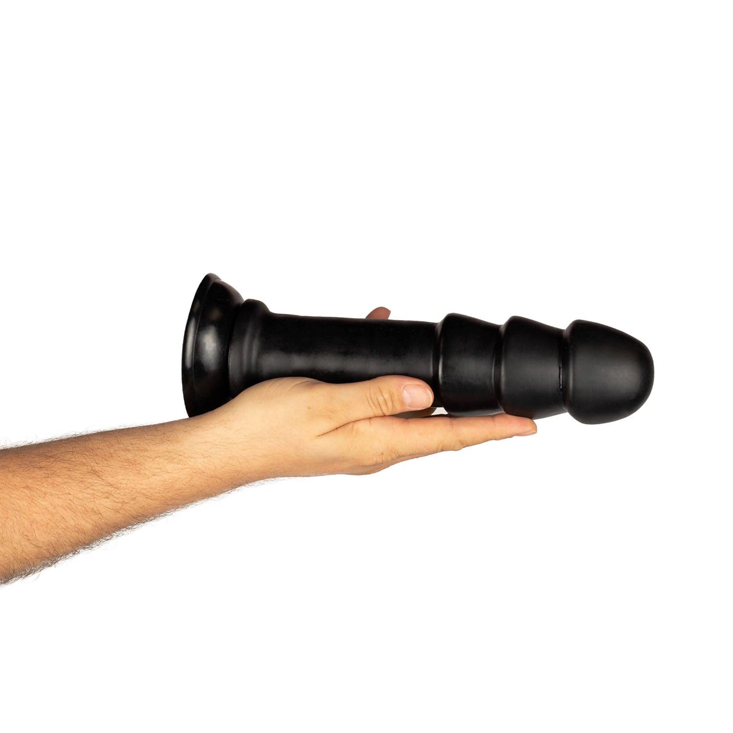 BUTTR Madbull Muzzl Dildo (Ø 5.7-7 cm) Dildo grande con testa a costine e forte ventosa, offre una sensazione di riempimento anale, ampie creste, base larga