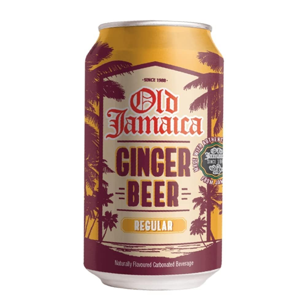 Old Jamaica Ginger Beer Can 330ml (Pack of 12 Cans X 330ml Each) Imported.-image-11