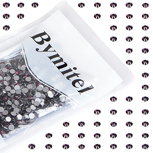 Image of Hotfix 1440 Pieces Nail Art Rhinestones No Glue for Fixing Round Crystal Crystals for Jewelry Making with a Picking Pen (SS20 1440 Pieces, Amethyst)