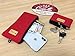 Tainada Phone Purse Pouch Bag with Clear View Window Touch Screen & Neck Strap Lanyard Compatible with Most of Smartphones + One ID Window Card Holder Coin Purse (Red)