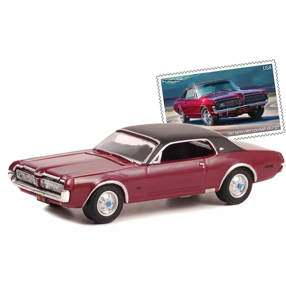1/64 ヘルズデプト　クーガー 1967 Mercury Cougar - Riverside 500 Diecast 1 64 Scale Model
