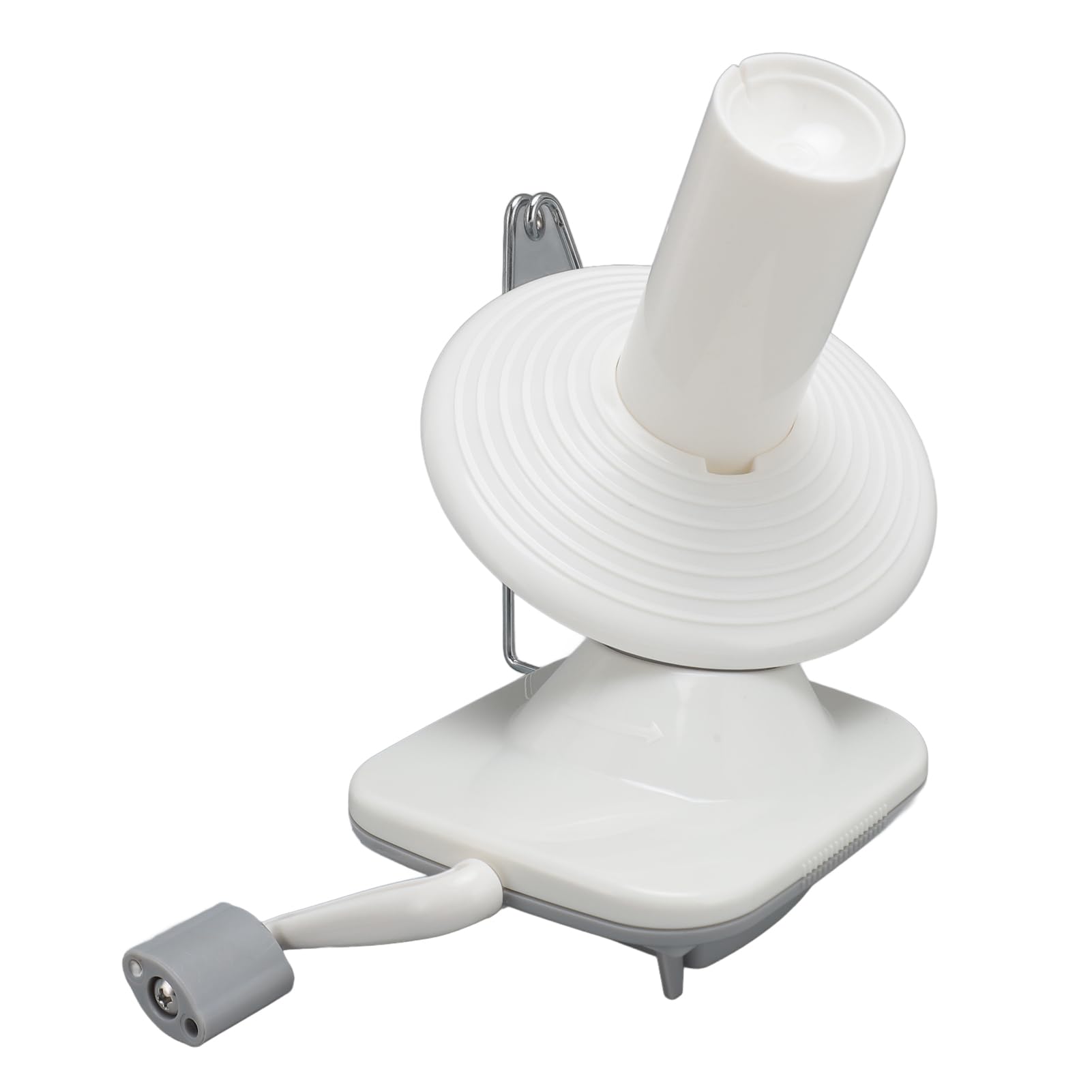 Wool Winder Hand Operated Low Noise Lightweight Portable Small Yarn Ball Winder for DIY Crocheting Strong Tension Stepless Speed Yarn Cake Winder, Yarn Spinner