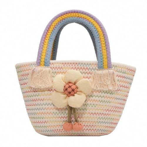 VIDI Bag Women's New Korean Trendy Small Fresh Rainbow Handbag