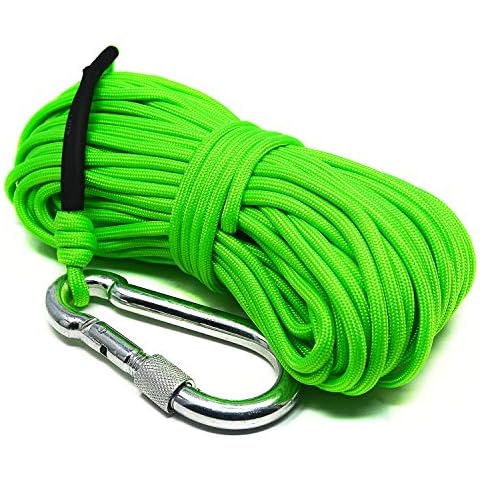 750 Lb Capacity 80 Ft Type III Commercial Paracord with Clamp - for General Use and Magnet Fishing Using CMS Magnetics Cup Fishing Magnet MCHN-75RO Cover