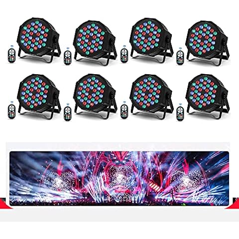 DELIBANG 8 PCS DMX RGB Stage Lights Cover