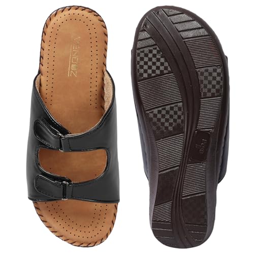 Image of Vendoz Women Doctor Sole Comfortable Beige Sandals
